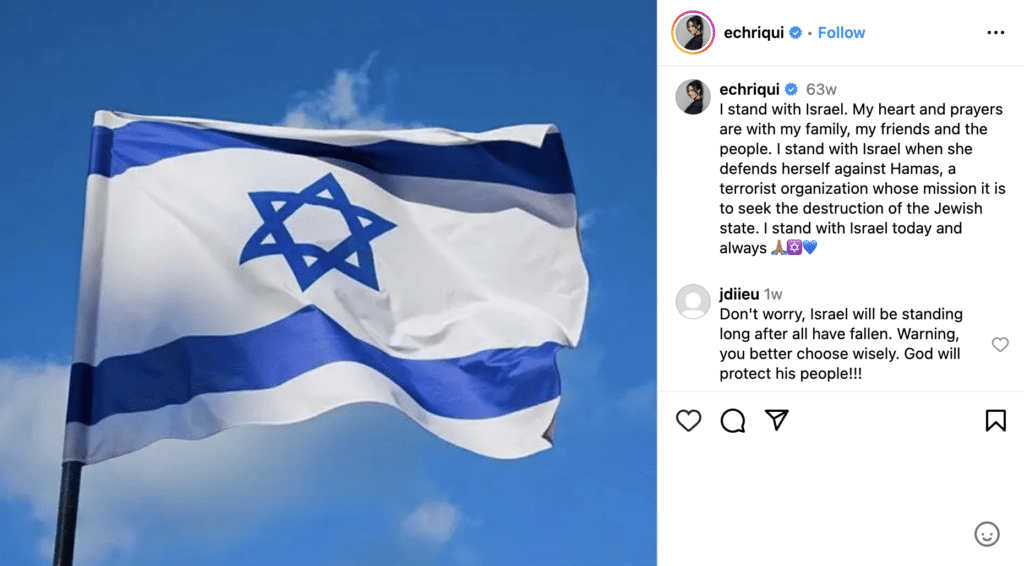 Emmanuelle Chriqui's Instagram post 